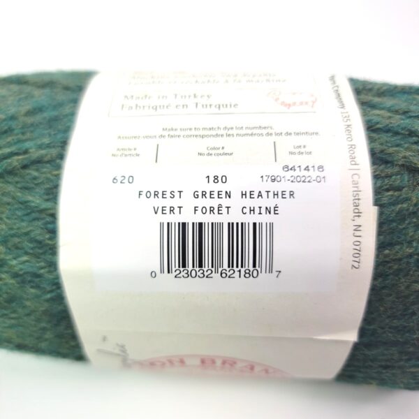 Image of Lion Brand Wool Ease Solids, Heathers, Twists in Forest Green Heather