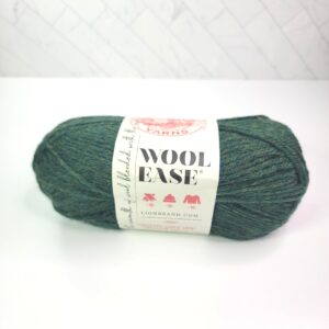 Lion Brand Wool Ease Solids, Heathers, Twists in Forest Green Heather - Image 1