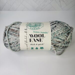 Lion Brand Wool Ease Thick & Quick Prints, Stripes Bonus Bundle in 542 Seaglass - Image 1