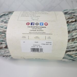 Lion Brand Wool Ease Thick & Quick Prints, Stripes Bonus Bundle in 542 Seaglass - Image 2