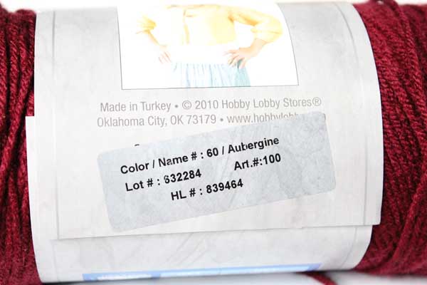 Image of Hobby Lobby I Love This Yarn! Solids