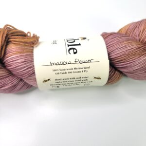 Ash & Bumble Merino Fingering in Mallow Flower - Image 2