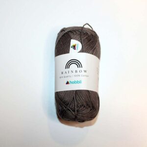 Hobbii Rainbow Cotton 8/4 in 12 Taupe - Image 1