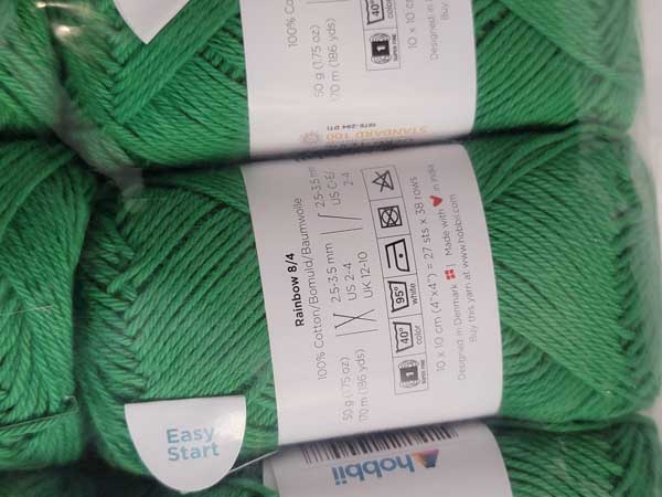 Image of Hobbii Rainbow Cotton 8/4 in 22 Deep Green