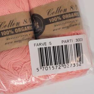 Hobbii Rainbow Cotton 8/4 Organic in 5 Pink - Image 2