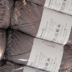 Hobbii Rainbow Cotton 8/4 in 12 Taupe - Image 3