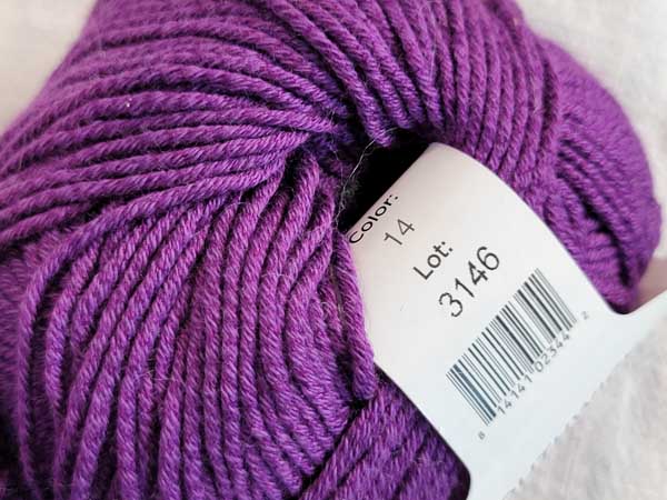 Image of Valley Yarns Southwick in 14 African Violet