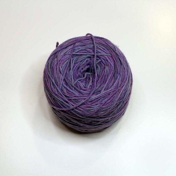 Example of a caked skein of fiber by the gram, mystery yarns available for sale!
