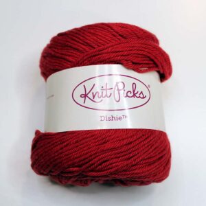 Knit Picks Dishie in 25786 Fiesta Red - Image 1