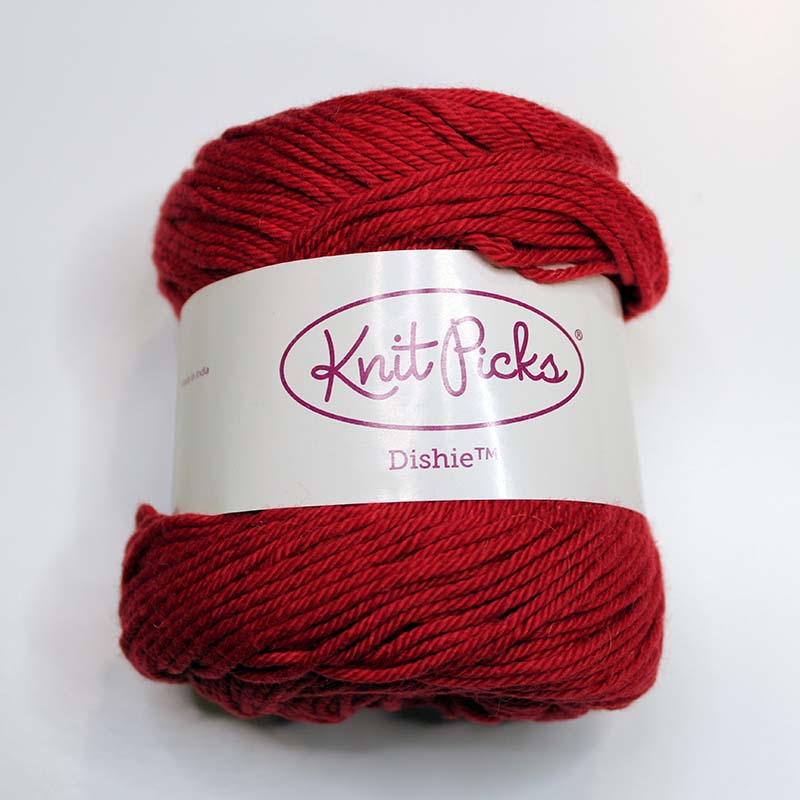 Knit Picks Dishie in 25786 Fiesta Red - Image 1