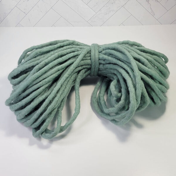 Image of Pine Rose & Co. 5mm Felted Wool Rope in Sky Blue