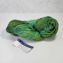 A skein of Malabrigo Rasta yarn in colorway Immortal ready to sell at Yarn Saver.