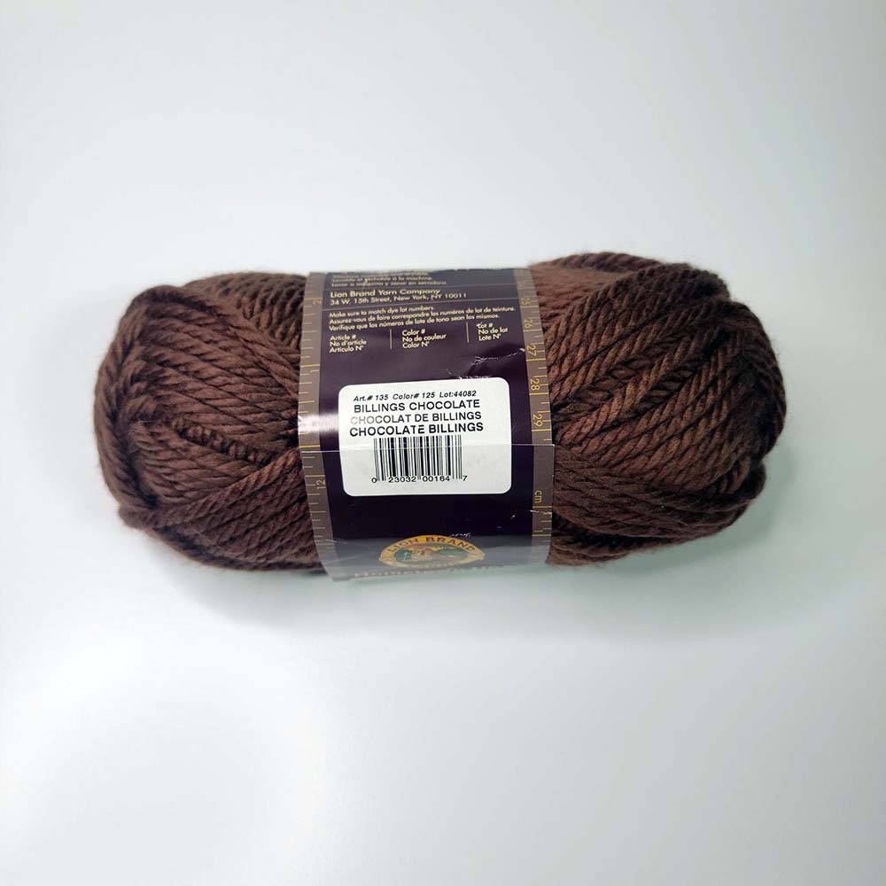 Lion Brand Hometown in 125 Billings Chocolate - Image 2