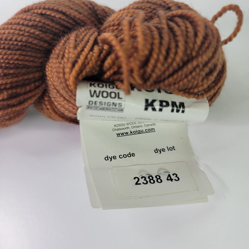 Koigu Premium Merino (KPM) in 2388 Brown - Image 2