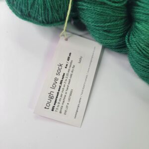 Sweet Georgia Tough Love Sock in She Lucky - Image 2