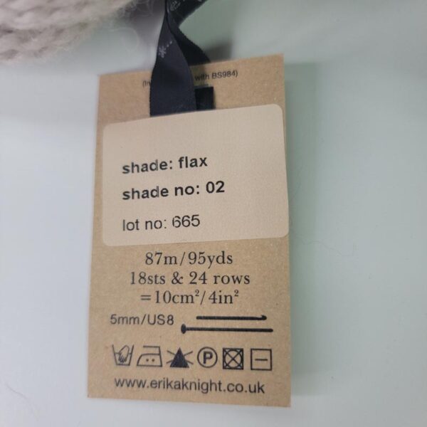 Image of Erika Knight Yarns Vintage Wool in 2 Flax