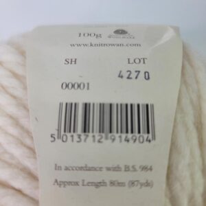 Rowan Big Wool in 1 Ivory - Image 2