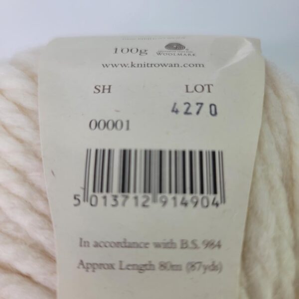 Image of Rowan Big Wool in 1 Ivory