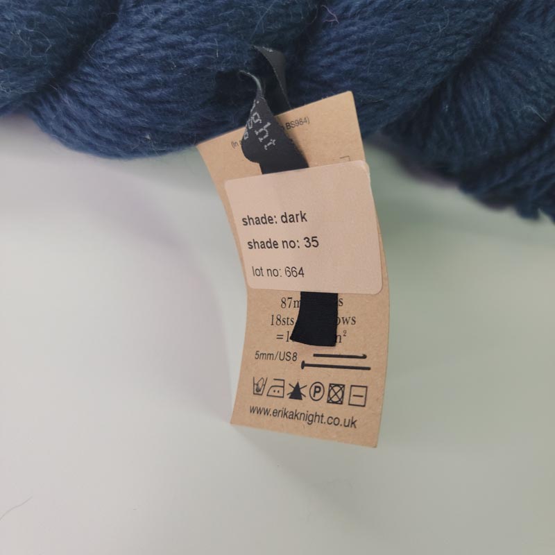 Erika Knight Yarns Vintage Wool in 3 Dark - Image 2