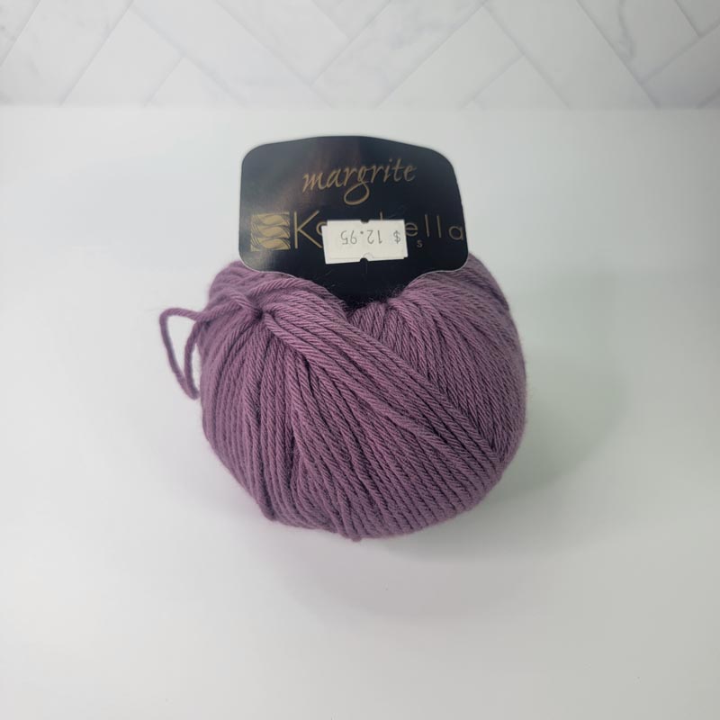 Karabella Yarns Margrite in 24 Plum - Image 3