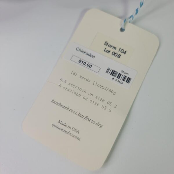 Image of Quince & Co. Chickadee in Storm 104