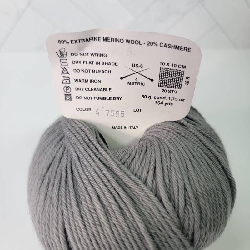 Karabella Yarns Margrite in 4 Grey - Image 2