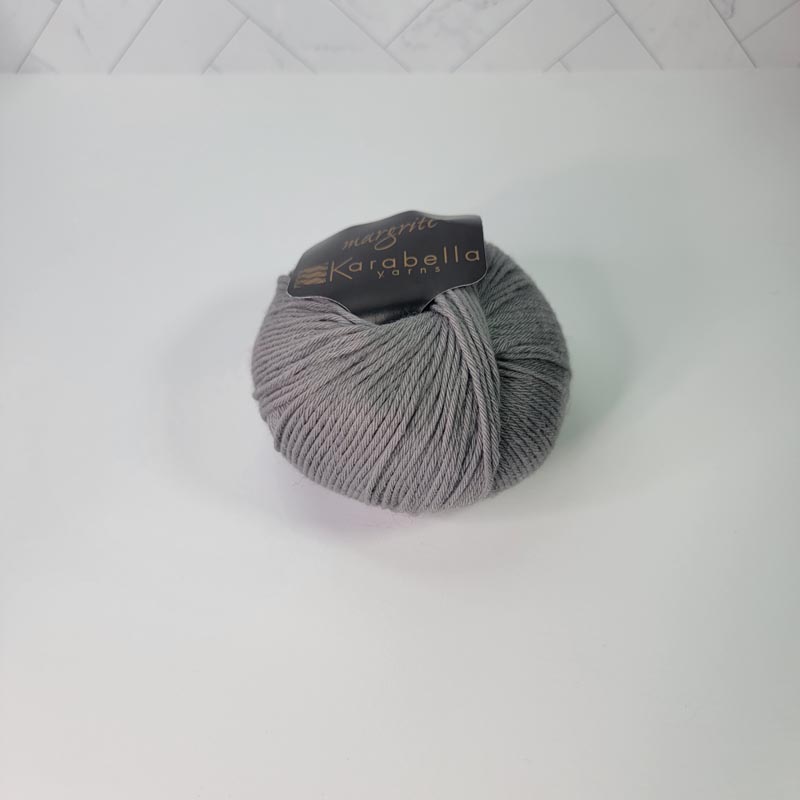 Karabella Yarns Margrite in 4 Grey - Image 1