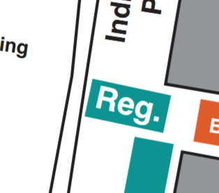 Screenshot of the registration area on the Indie Untangled 2025 official map by the event.