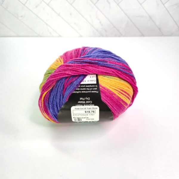 Image of Knit One, Crochet Too Ty-Dy Socks in 1767 Tropicale