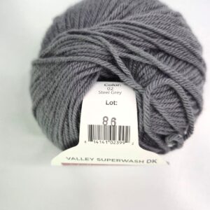 Valley Yarns Valley Superwash DK in 2 Steel Gray - Image 2