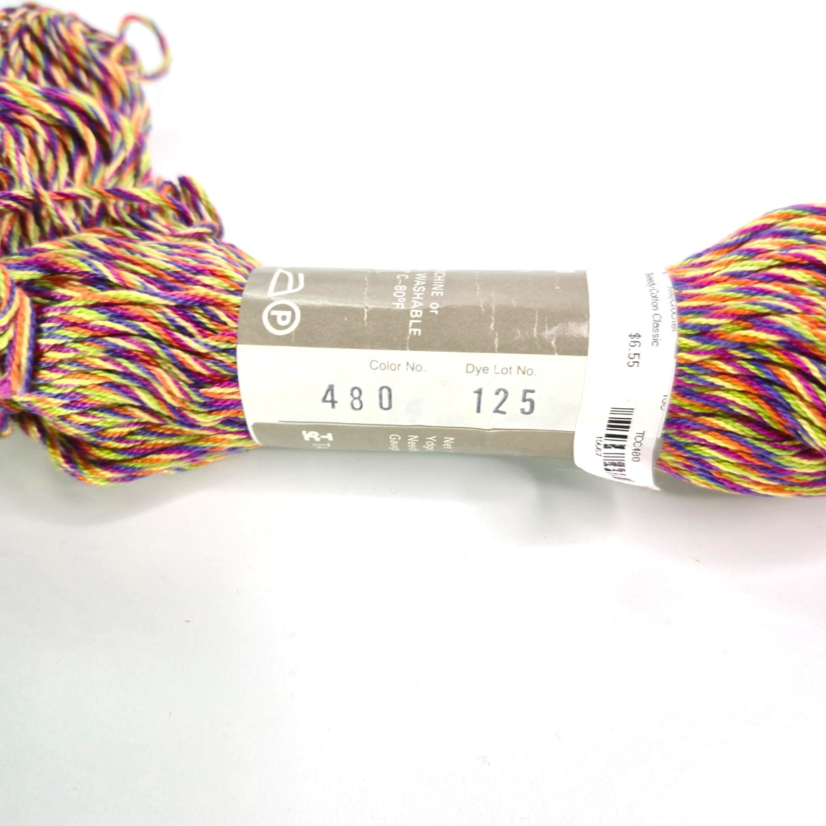 Tahki Tweedy Cotton Classic in 480 Multicolored - Image 2