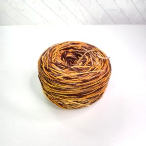 Sandy's Palette Pair of Sox in Orange-Brown - Image 1