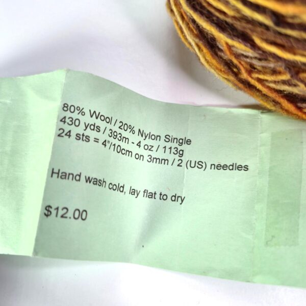 Image of Sandy's Palette Pair of Sox in Orange-Brown