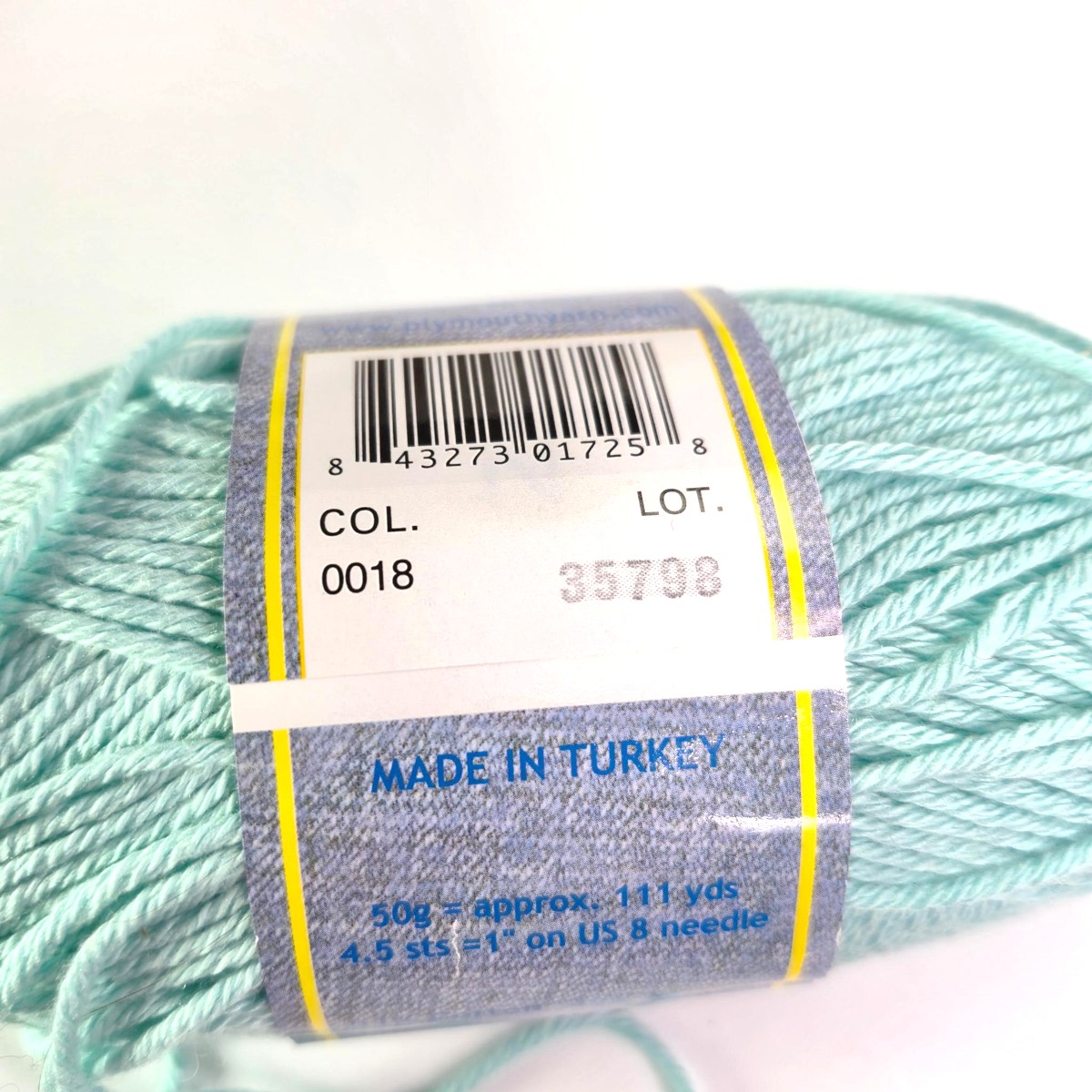 Plymouth Yarn Jeanee in 18 Mint - Image 2
