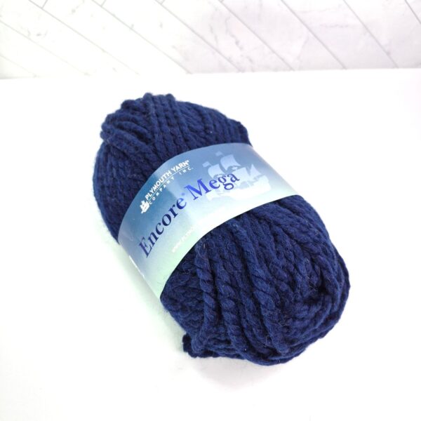 Plymouth Yarn Encore Mega in 848 Navy
