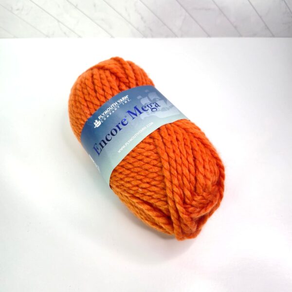 Plymouth Yarn Encore Mega in 691 Orange