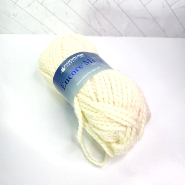 Plymouth Yarn Encore Mega in 256 Cream