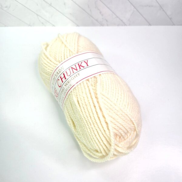 Plymouth Yarn Encore Chunky in 256 Ecru