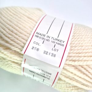 Plymouth Yarn Encore Chunky in 256 Ecru - Image 2