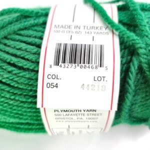 Plymouth Yarn Encore Chunky in 54 Kelly Green - Image 2