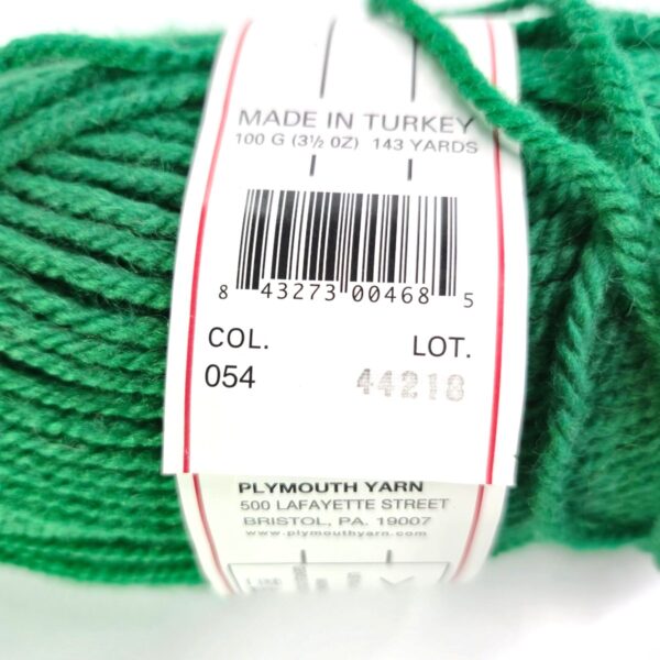 Image of Plymouth Yarn Encore Chunky in 54 Kelly Green