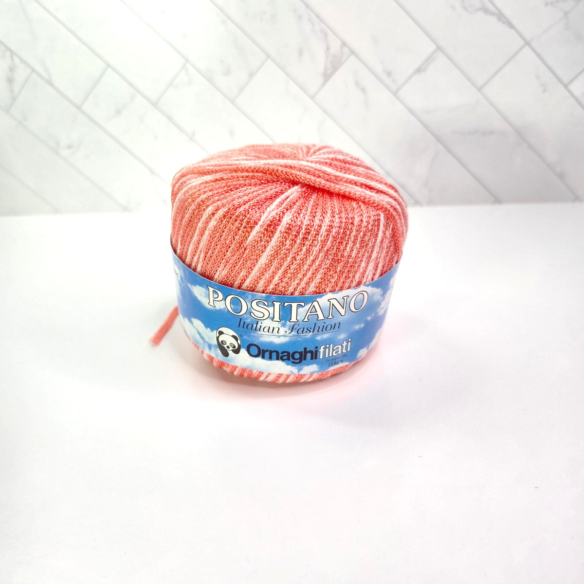 Ornaghi Filati Positano in 74 Orange - Image 1