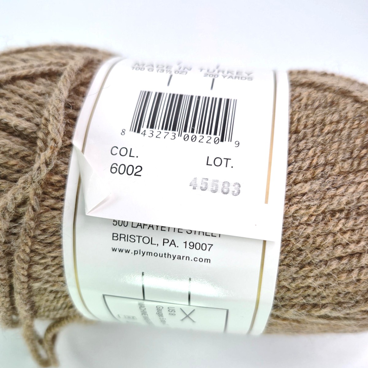 Plymouth Yarn Encore Worsted in 6002 Rimouski - Image 2