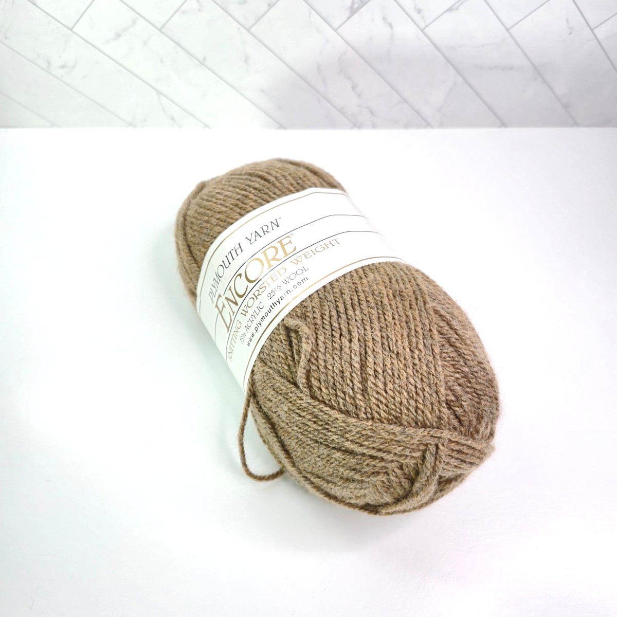 Plymouth Yarn Encore Worsted in 6002 Rimouski - Image 1