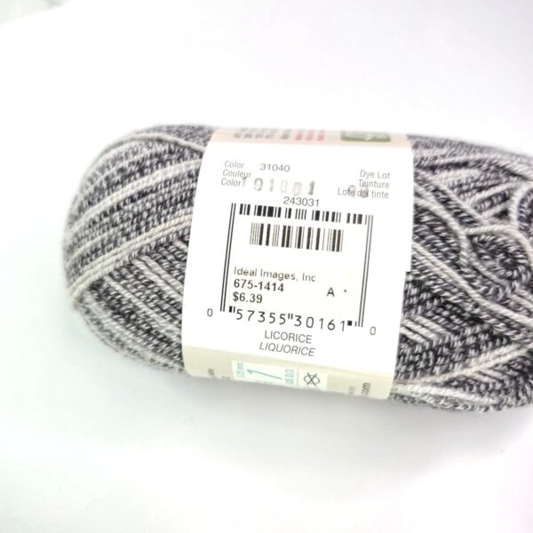 Image of Patons North America Stretch Socks in 31040 Licorice