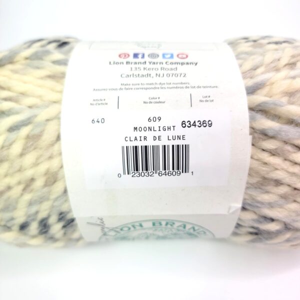 Image of Lion Brand Wool-Ease Thick & Quick (Prints & Stripes) in 609 Moonlight