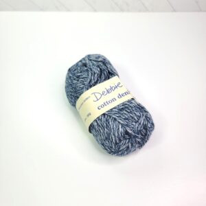 Debbie Bliss Cotton Denim Aran in 14503 Dark Blue Denim - Image 1