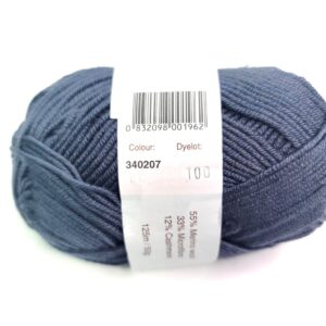 Debbie Bliss Baby Cashmerino in 340207 Gray Blue - Image 2
