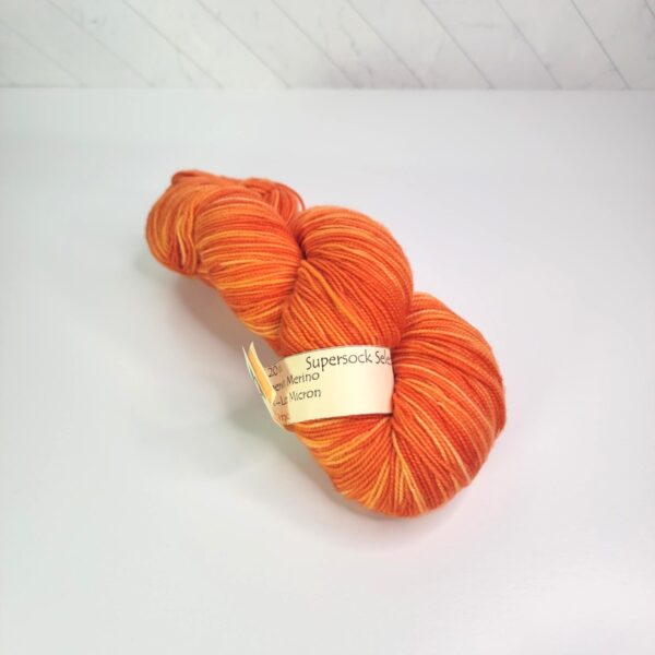 Image of Cherry Tree Hill Supersock Select Semi-Solids in Mango