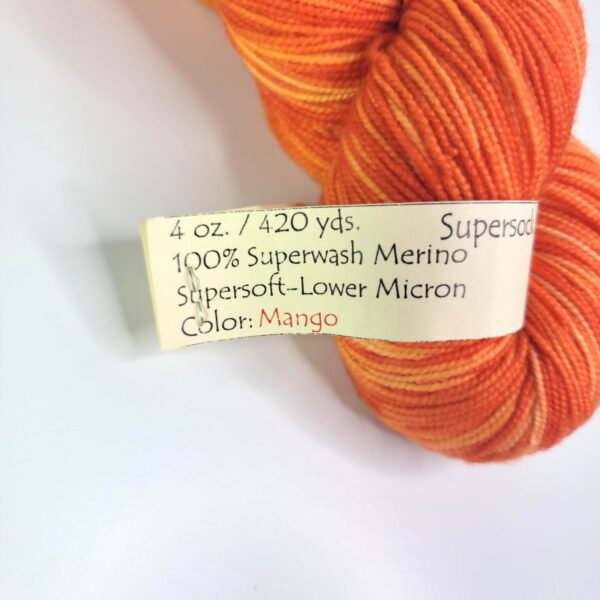 Image of Cherry Tree Hill Supersock Select Semi-Solids in Mango